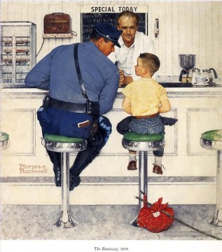  well - the runaway 1958 Norman Rockwell